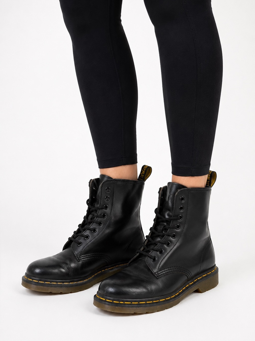 Size 6 Dr. Martens Women’s 1460 Smooth Leather Black Combat Boots